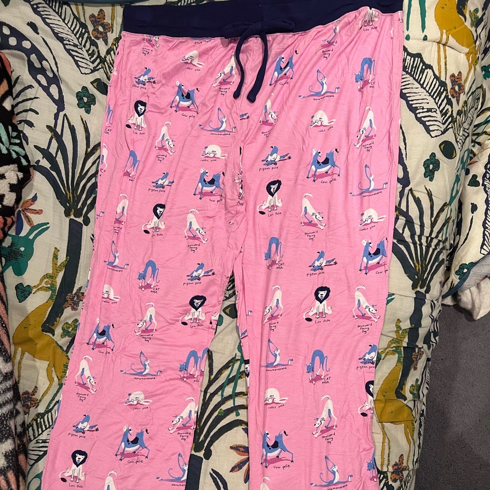 Animal Pattern Pajama Pants